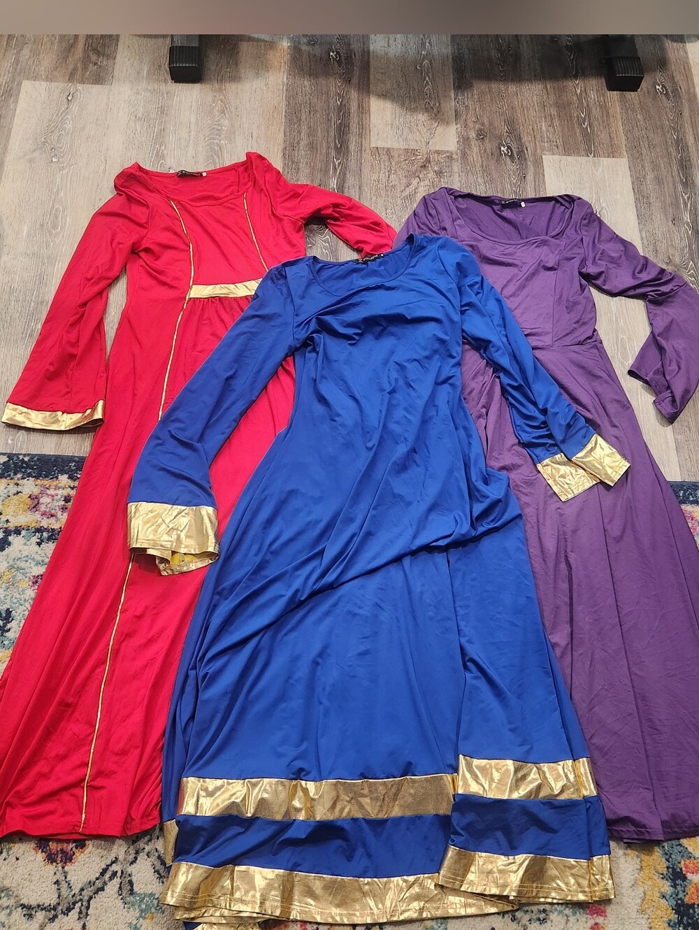 Lot Of 3 Like New Costume Dresses Sz Med